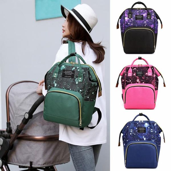 fashion star sky print mummy backpack large capacity nylon nursing baby nappy organizer bag maternity shopping travel diaper bag
fashion star sky print mummy backpack large capacity nylon nursing baby nappy organizer bag maternity shopping travel diaper bag