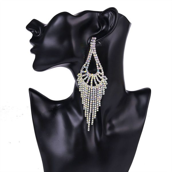 shevalues women ab crystal long tassel drop dangles earrings female water drop minimalism dangling earring statement jewelry, Golden
shevalues women ab crystal long tassel drop dangles earrings female water drop minimalism dangling earring statement jewelry, Golden