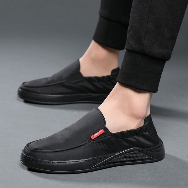 men casual shoes sneakers summer breathable men shoes canvas ice silk cloth mens loafers slip on driving zapatos hombre, Black
men casual shoes sneakers summer breathable men shoes canvas ice silk cloth mens loafers slip on driving zapatos hombre, Black