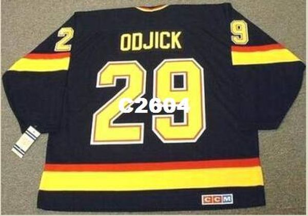 mens #29 gino odjick vancouver canucks 1994 ccm vintage retro home hockey jersey or custom any name or number retro jersey, Black;red
mens #29 gino odjick vancouver canucks 1994 ccm vintage retro home hockey jersey or custom any name or number retro jersey, Black;red