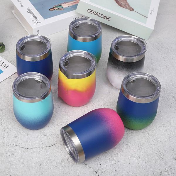 6 colors 12oz gradient egg shape cup red wine glasses vacuum stainless steel insulated coffee milk cup mug an2976
6 colors 12oz gradient egg shape cup red wine glasses vacuum stainless steel insulated coffee milk cup mug an2976
