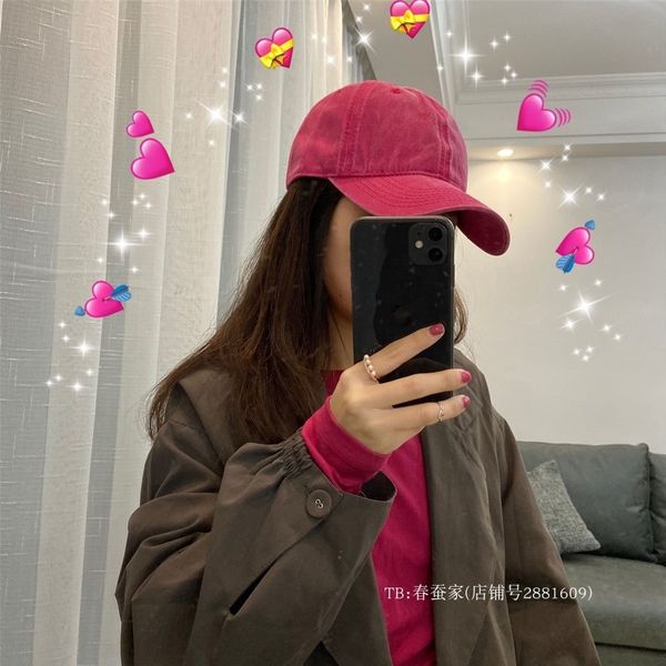 fashionable rose red ~ plum pink female pure cotton curved baseball cap brim sunshade baseball cap summer, Blue;gray
fashionable rose red ~ plum pink female pure cotton curved baseball cap brim sunshade baseball cap summer, Blue;gray