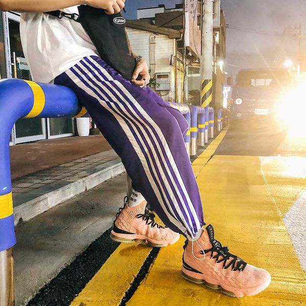 side striped joggers pants men streetwear 2020 hip hop summer thin sweatpants mens casual harem pants white trousers, Black
side striped joggers pants men streetwear 2020 hip hop summer thin sweatpants mens casual harem pants white trousers, Black