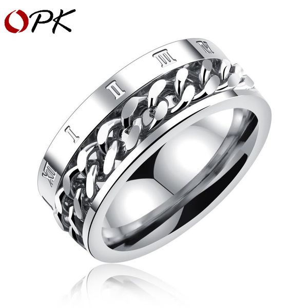 accessories wholesale titanium steel black personality roman digital ring can rotate chain cable chain ring can be engraved, Golden;silver
accessories wholesale titanium steel black personality roman digital ring can rotate chain cable chain ring can be engraved, Golden;silver