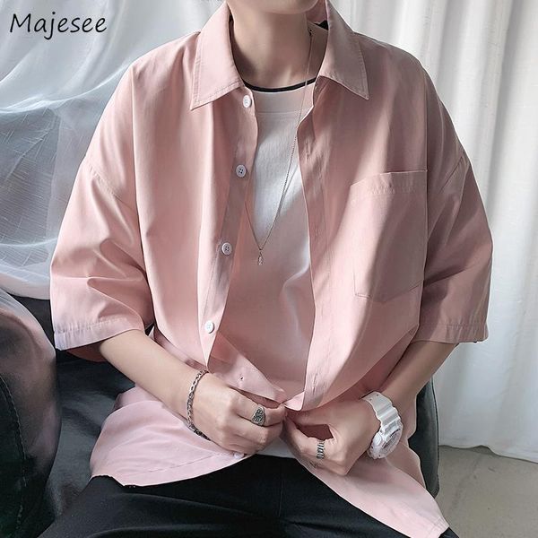 men shirts solid simple loose oversize 2xl casual fashion single breasted mens all-match soft chic streetwear korean style, White;black
men shirts solid simple loose oversize 2xl casual fashion single breasted mens all-match soft chic streetwear korean style, White;black