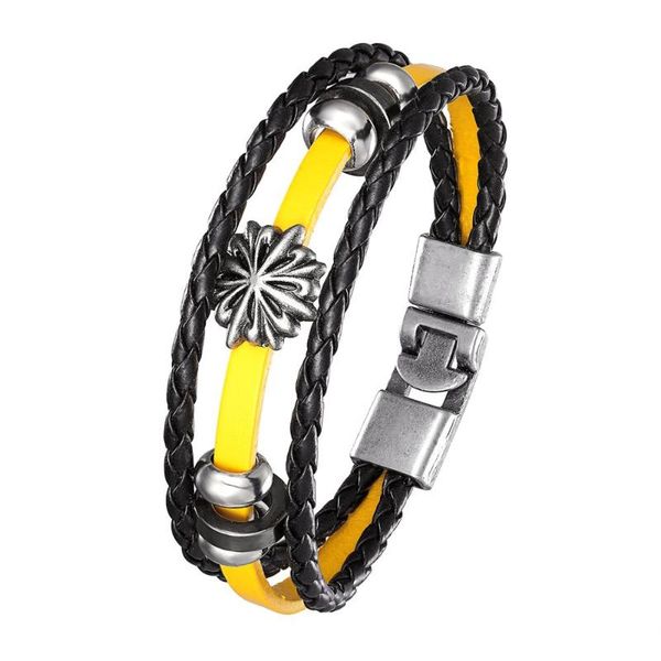 beaded, strands 2021 lucky vintage men's leather bracelet sun flower glamour multilayer woven lady pulseira masculina 7.87 ", Black
beaded, strands 2021 lucky vintage men's leather bracelet sun flower glamour multilayer woven lady pulseira masculina 7.87 ", Black