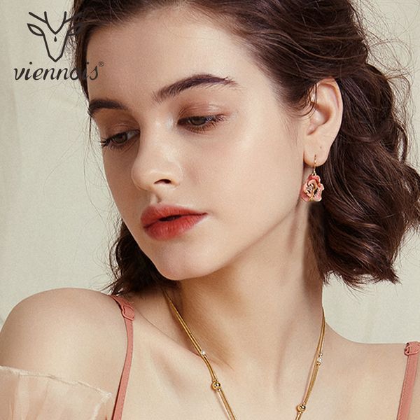 viennois fashion rose gold color rhinestone flower dangle earrings for women enamel gold color drop earrings jewelry, Silver
viennois fashion rose gold color rhinestone flower dangle earrings for women enamel gold color drop earrings jewelry, Silver