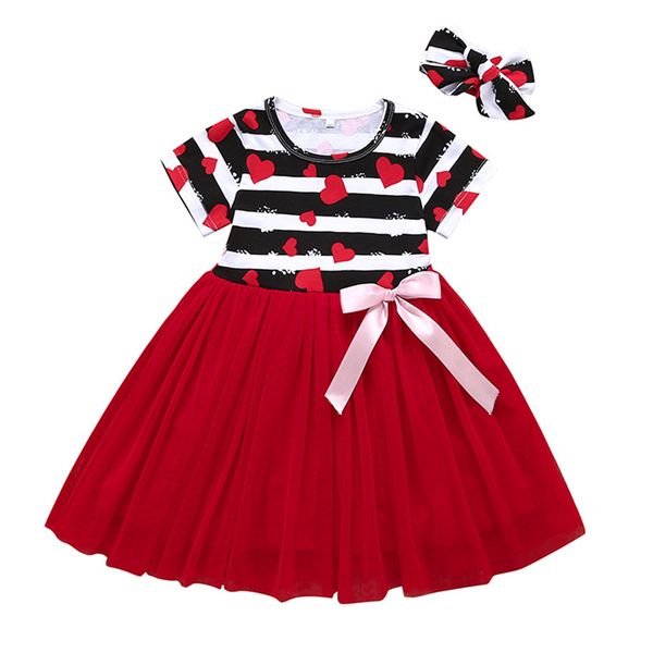 fashion lovely dress for girls heart striped printed patchwork princess dress clothes summer princess dresses baby girls clothes, Red;yellow
fashion lovely dress for girls heart striped printed patchwork princess dress clothes summer princess dresses baby girls clothes, Red;yellow