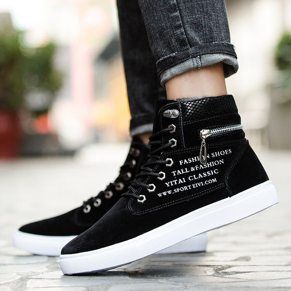 koovan men's boots 2019 new large size 46 high snake suede high-men's shoes casual color matching shoes sneakers, Black
koovan men's boots 2019 new large size 46 high snake suede high-men's shoes casual color matching shoes sneakers, Black