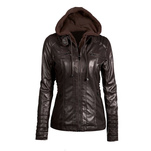 winter jacket women coat hooded women leather jacket black coat slim zipper polyester casual parka overcoat girls work brown pu coats, Black;brown
winter jacket women coat hooded women leather jacket black coat slim zipper polyester casual parka overcoat girls work brown pu coats, Black;brown