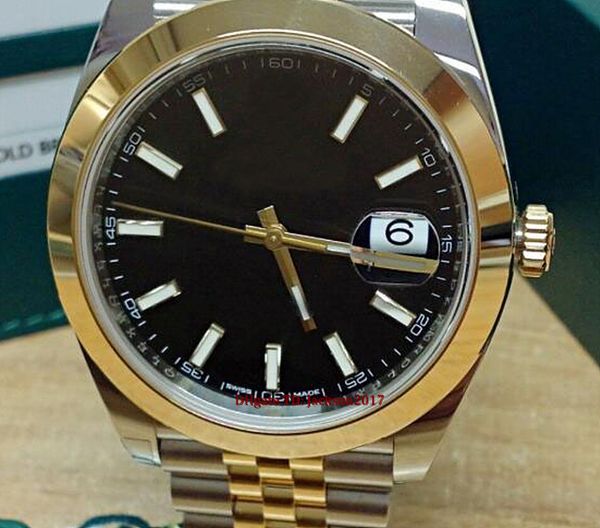 original box certificate mens watches 41mm 126303 bi/colour black dial asia 2813 movement automatic, Slivery;brown
original box certificate mens watches 41mm 126303 bi/colour black dial asia 2813 movement automatic, Slivery;brown