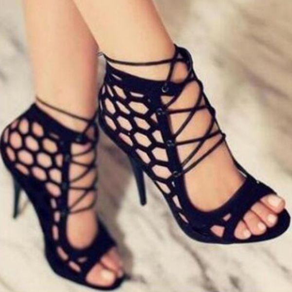 hkxn sandals women lace up high heels women's cross strap sandal summer party shoes roman style stiletto sandals t02, Black
hkxn sandals women lace up high heels women's cross strap sandal summer party shoes roman style stiletto sandals t02, Black