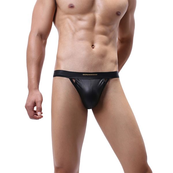 men faux leather briefs bikini men's gay exotic sissy panties low-waist jockstrap u pouch panties exotic briefs gay underwarer, Black;white
men faux leather briefs bikini men's gay exotic sissy panties low-waist jockstrap u pouch panties exotic briefs gay underwarer, Black;white