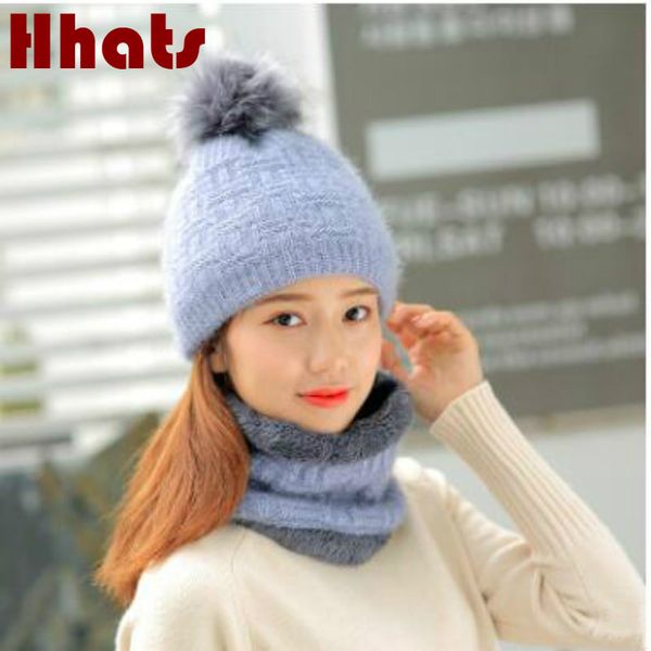 which in shower woman faux fur pompom thick warm winter hat scarf set lady fleece lining knitted hat bib set fur female beanie, Blue;gray
which in shower woman faux fur pompom thick warm winter hat scarf set lady fleece lining knitted hat bib set fur female beanie, Blue;gray