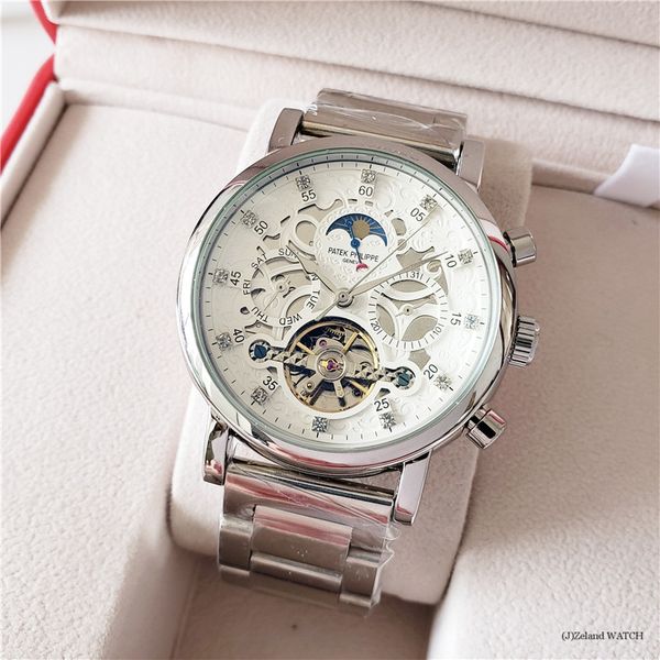 ph popular men's watch luxury watch brand stainless steel band mechanical automatic watch business gift men's selling luxury style, Slivery;brown
ph popular men's watch luxury watch brand stainless steel band mechanical automatic watch business gift men's selling luxury style, Slivery;brown