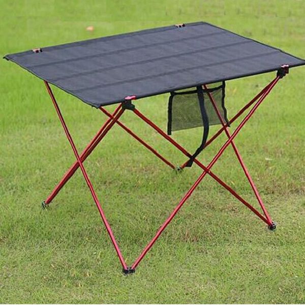 portable camping table picnic alloy folding table