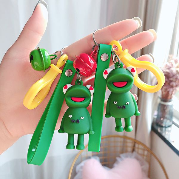creative soft frog doll keychain tide brand accessories bag mobile pendant creative small gift, Silver
creative soft frog doll keychain tide brand accessories bag mobile pendant creative small gift, Silver