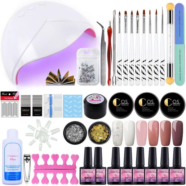 nail set uv led lamp dryer with 6pcs nail gel polish kit soak off manicure tools set art tools for manicure art
nail set uv led lamp dryer with 6pcs nail gel polish kit soak off manicure tools set art tools for manicure art