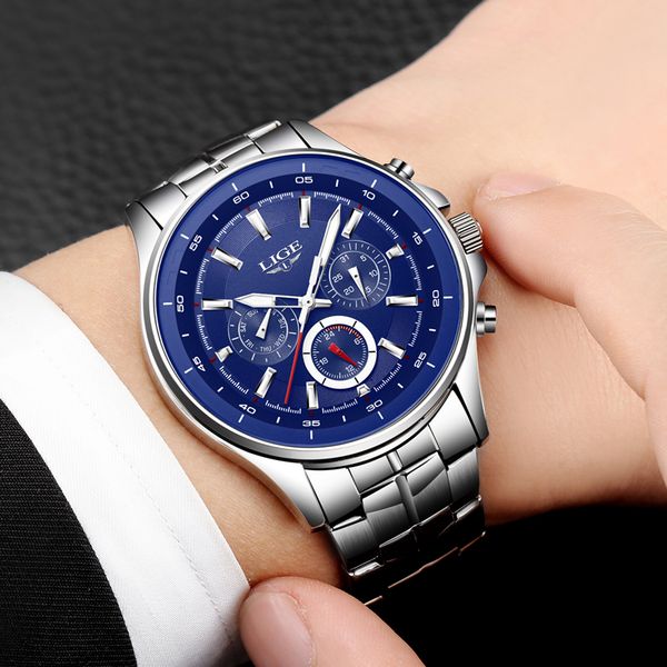 2019 lige mens watches brand luxury quartz watch men fashion business watch casual sport wristwatch clock relogio masculino, Slivery;brown
2019 lige mens watches brand luxury quartz watch men fashion business watch casual sport wristwatch clock relogio masculino, Slivery;brown