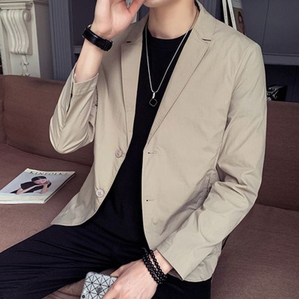 2020 summer thin and light suits men's sunscreen clothing korean version of the trend of wild casual suit jacket single west, White;black
2020 summer thin and light suits men's sunscreen clothing korean version of the trend of wild casual suit jacket single west, White;black