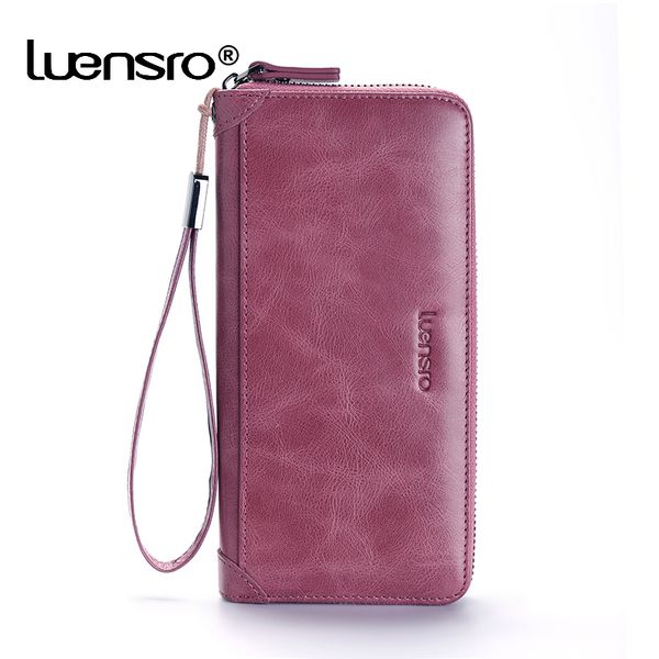 women wallet genuine leather designer purse ladies zipper long wallet wristlet cluth money bag card holder women phone purse, Red;black
women wallet genuine leather designer purse ladies zipper long wallet wristlet cluth money bag card holder women phone purse, Red;black
