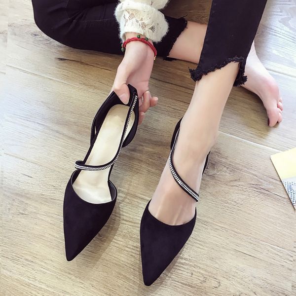 fashion womens shoes 2020 pointed heel sandals buckle strap all-match shallow mouth summer heels suit female beige, Black
fashion womens shoes 2020 pointed heel sandals buckle strap all-match shallow mouth summer heels suit female beige, Black