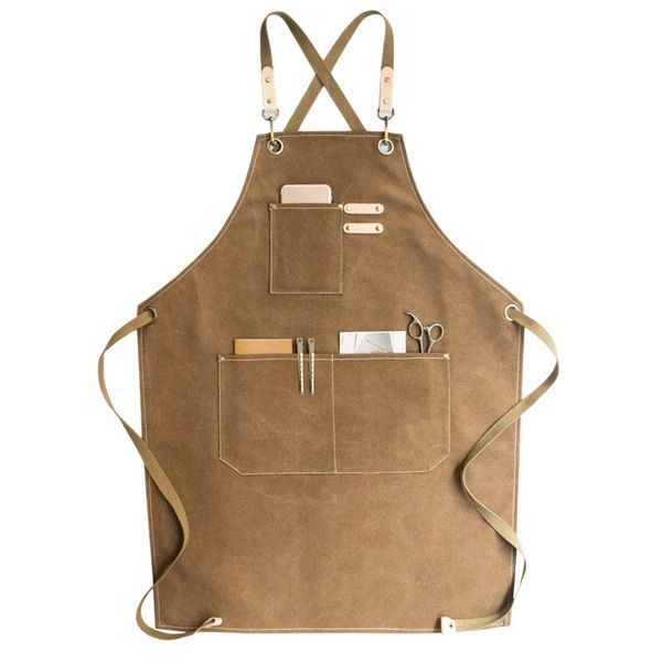 canvas cook apron barista bartender chef hairdressing apron catering uniform work wear anti-dirty overalls
canvas cook apron barista bartender chef hairdressing apron catering uniform work wear anti-dirty overalls