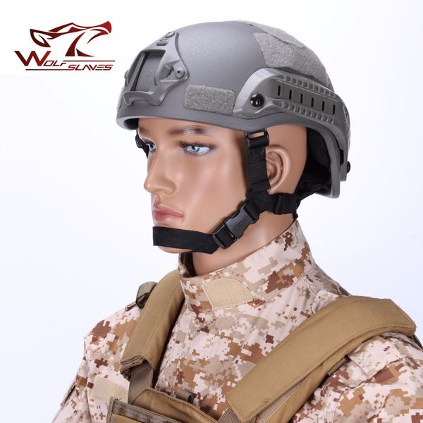 mich 2001 action version helmet army tactical universal portable military paintball special for outdoor hunting camping, Black;white
mich 2001 action version helmet army tactical universal portable military paintball special for outdoor hunting camping, Black;white
