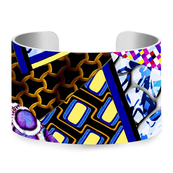 fashion uv printing color patterns cuff bracelet 4cm aluminum meterial bangle wristband jewelry present for women u-042, Black
fashion uv printing color patterns cuff bracelet 4cm aluminum meterial bangle wristband jewelry present for women u-042, Black