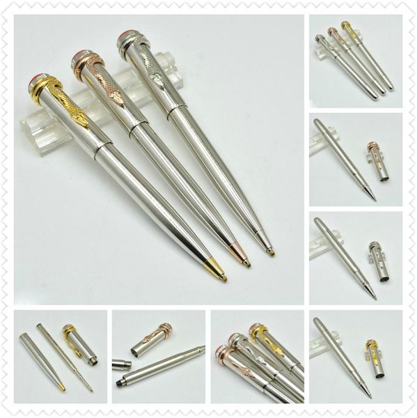 1912 metal roller ball pen / ballpoint pen with snake head clip office stationery luxury gentry ball pens gift, Blue;orange
1912 metal roller ball pen / ballpoint pen with snake head clip office stationery luxury gentry ball pens gift, Blue;orange