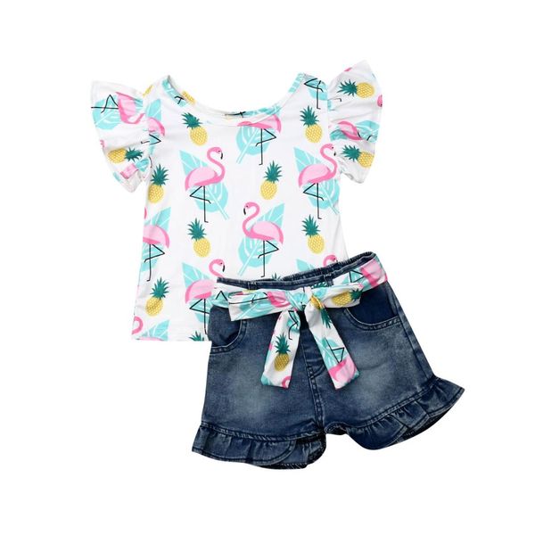 focusnorm kids baby girls clothes summer fashion 2pcs short sleeve t-shirt pants shorts adorable outfits set 2-6years, White
focusnorm kids baby girls clothes summer fashion 2pcs short sleeve t-shirt pants shorts adorable outfits set 2-6years, White