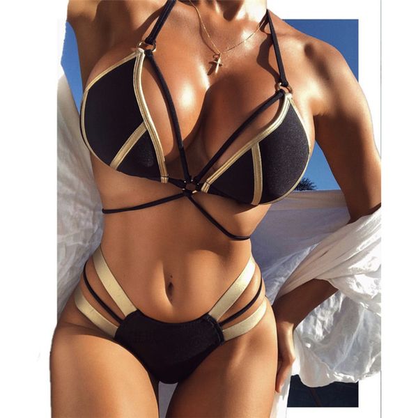 brand new bikini set bandage women swimwear summer push up padded halter swimsuit beach women biquÃni bathing suit monokini
brand new bikini set bandage women swimwear summer push up padded halter swimsuit beach women biquÃni bathing suit monokini