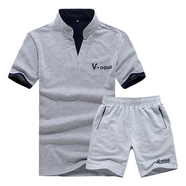 polo men t shirt short sleeve brand casual suit tshirt men summer sets tracksuits stand streetwear tees & shorts tide, Gray
polo men t shirt short sleeve brand casual suit tshirt men summer sets tracksuits stand streetwear tees & shorts tide, Gray