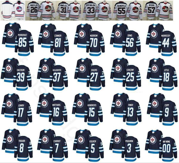 2018 winnipeg jets hockey # 3 tucker poolman 5 куликов 7 бен чиарот 8 джакоб трауба 9 эндрю копп 13 brandon танев джерси, Black;red
2018 winnipeg jets hockey # 3 tucker poolman 5 куликов 7 бен чиарот 8 джакоб трауба 9 эндрю копп 13 brandon танев джерси, Black;red