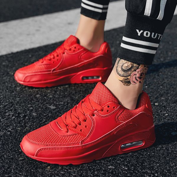 male fashion casual shoes comfortable men shoes chaussures pour hommes breathable sneakers large size 36-46, Black
male fashion casual shoes comfortable men shoes chaussures pour hommes breathable sneakers large size 36-46, Black