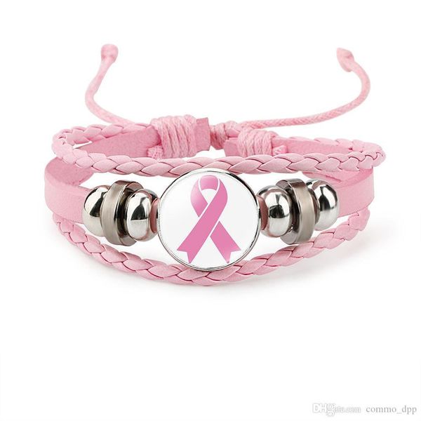 new breast cancer awareness bracelet for women ribbon charm faith hope love braided leather rope wrap bangle fashion jewelry, Golden;silver
new breast cancer awareness bracelet for women ribbon charm faith hope love braided leather rope wrap bangle fashion jewelry, Golden;silver