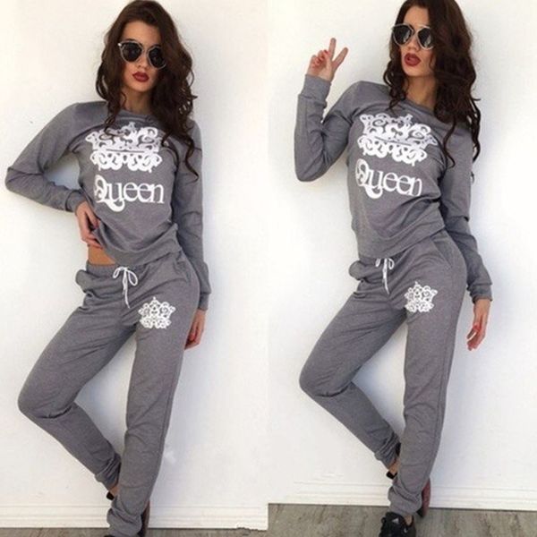 2019 spring casual two piece print o-neck women sets long sleeve imperial print slim fit hoodie + pants two piece set, White
2019 spring casual two piece print o-neck women sets long sleeve imperial print slim fit hoodie + pants two piece set, White