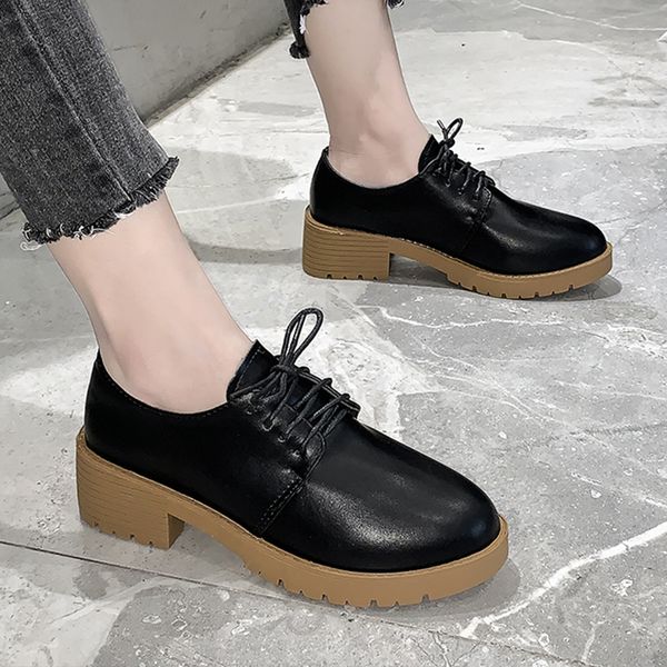 casual woman shoe female shoes 2019 fashion women's all-match round toe oxfords dress modis cross on heels summer new leather, Black
casual woman shoe female shoes 2019 fashion women's all-match round toe oxfords dress modis cross on heels summer new leather, Black