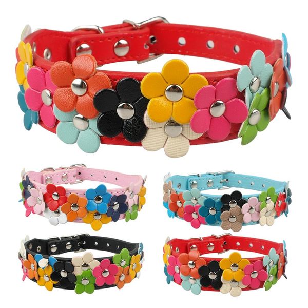 flower dog collar cute leather studded dogs necklaces pet collars for small medium dogs pink/black/red colors for chihuahua
flower dog collar cute leather studded dogs necklaces pet collars for small medium dogs pink/black/red colors for chihuahua