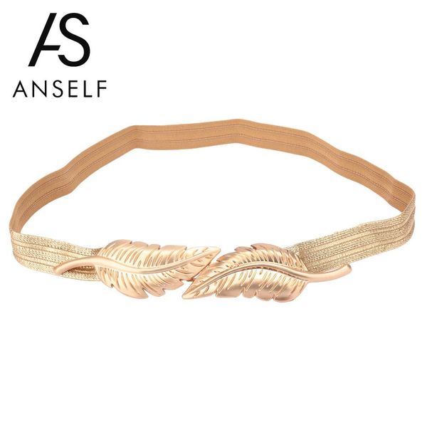 anself vintage belt for women leaves clasp stretch skinny elastic belt metal waist strap gold ceinture femme woman waist belts, Black;brown
anself vintage belt for women leaves clasp stretch skinny elastic belt metal waist strap gold ceinture femme woman waist belts, Black;brown
