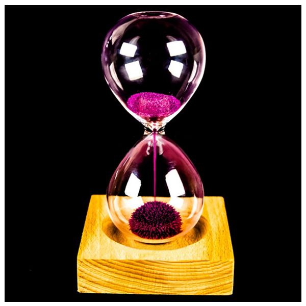 pink wood + glass + iron sand iron flowering magnetic hourglass with packaging hourglass 13.5 * 5.5cm wooden seat 8 * 8
pink wood + glass + iron sand iron flowering magnetic hourglass with packaging hourglass 13.5 * 5.5cm wooden seat 8 * 8