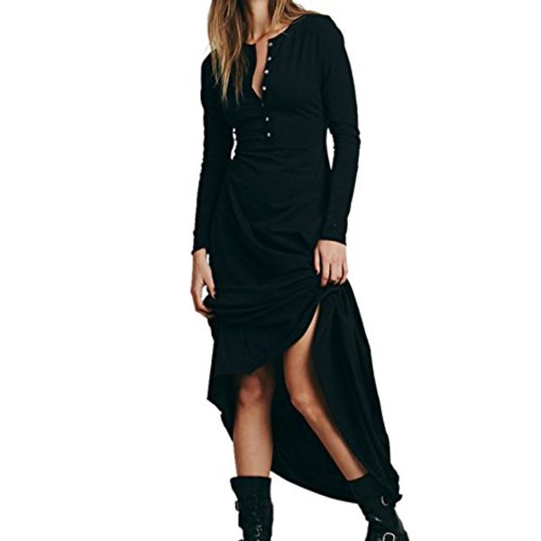 ca mode women summer sheath t-shirt straight shift maxi button down shirt dress, Black;gray
ca mode women summer sheath t-shirt straight shift maxi button down shirt dress, Black;gray