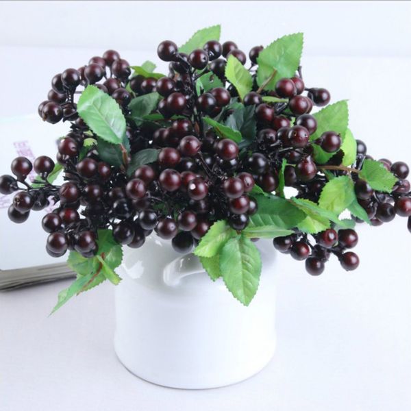 new 10pcs/lot l bedroom decoration 20cm wine red foam blueberry home living room decor plastic artificial flower
new 10pcs/lot l bedroom decoration 20cm wine red foam blueberry home living room decor plastic artificial flower