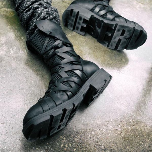 Black Mens Italian Desert Boots Short Motorcycle Boots Autumn High top bandage genuine leather martin Boots Sapatos
Black Mens Italian Desert Boots Short Motorcycle Boots Autumn High top bandage genuine leather martin Boots Sapatos
