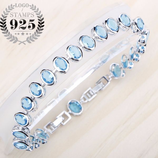 classic silver 925 jewelry bracelets for women blue zircon stones length 20cm two buttons gift box, Golden;silver
classic silver 925 jewelry bracelets for women blue zircon stones length 20cm two buttons gift box, Golden;silver
