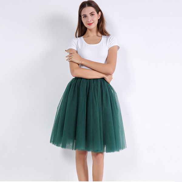 5 layers 60cm princess midi tulle skirt pleated dance tutu skirts womens lolita petticoat jupe saia faldas denim party skirts, Black
5 layers 60cm princess midi tulle skirt pleated dance tutu skirts womens lolita petticoat jupe saia faldas denim party skirts, Black