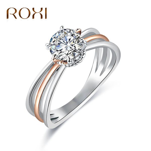 roxi promise ring classic wedding ring jewelry rose gold silver color cubic zircon rings for women bridesmaid gifts anillos, Slivery;golden
roxi promise ring classic wedding ring jewelry rose gold silver color cubic zircon rings for women bridesmaid gifts anillos, Slivery;golden