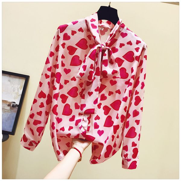 chiffon blouse women 2019 spring summer new long sleeve shirt casual print bow ladies blouses fashion plus size women shirt, White
chiffon blouse women 2019 spring summer new long sleeve shirt casual print bow ladies blouses fashion plus size women shirt, White