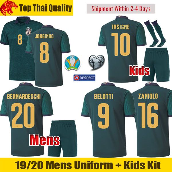 Italy Renaissance Jersey 2019 2020 EURO INSIGNE Soccer Jerseys IMMOBILE Italy Third Kit Mens uniform Kids BELOTTI JORGINHO Football Shirt
Italy Renaissance Jersey 2019 2020 EURO INSIGNE Soccer Jerseys IMMOBILE Italy Third Kit Mens uniform Kids BELOTTI JORGINHO Football Shirt