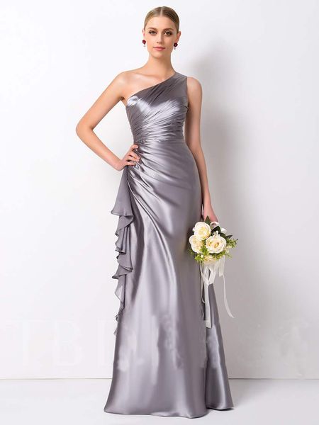 2020 Latest Elegant A-Line One Shoulder Bridesmaid Dress Floor-Length Sleeveless Ruffles Pick-Ups Long Bridesmaid Gown Custom Made Cheap
2020 Latest Elegant A-Line One Shoulder Bridesmaid Dress Floor-Length Sleeveless Ruffles Pick-Ups Long Bridesmaid Gown Custom Made Cheap